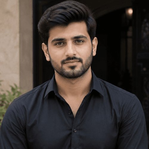 Ahmed Raza portrait